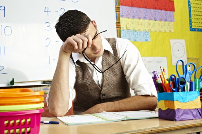 Teacher in classroom